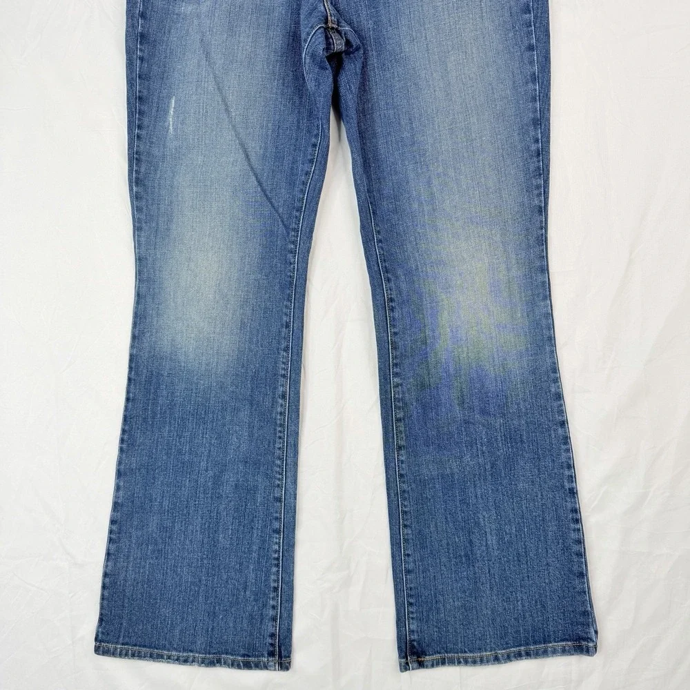 Levis 515 Bootcut Jeans Women's 12 M High Rise Stretch Medium Wash Denim 33x31.5